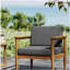 Fauteuil club en bois