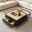 Table basse carrée en bois