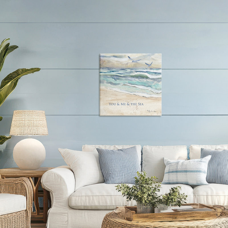 Toile «Mute You Me & The Sea», conception par Audrey Jeanne Roberts, H 24 po x l 24 po