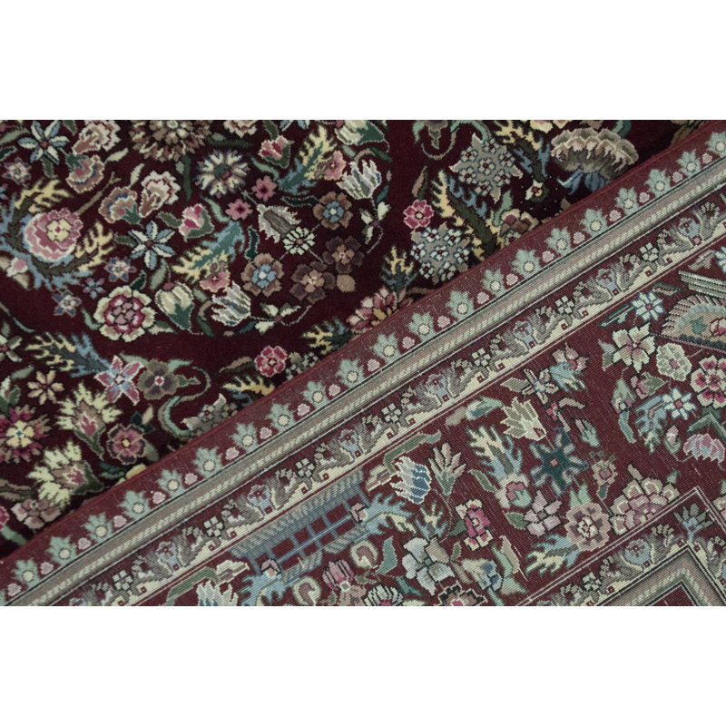 Shah Wool Oriental Area Rug in Red/Blue