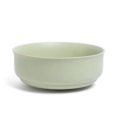 over&back Rimmed Semi Hand-Finished Stoneware 10" Serving Bowl
