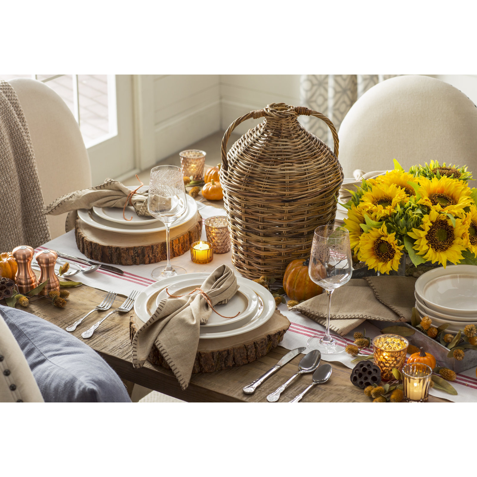 Ivara Reversible Cotton Napkin, Natural