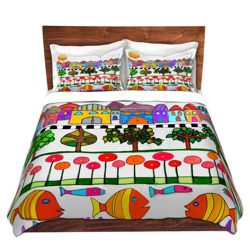 Ensemble de housse de couette à porte argenté, 1 housse + 2 taies très grand lit