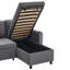 Azer 3 Seater Fabric Sofa Bed-1157318535