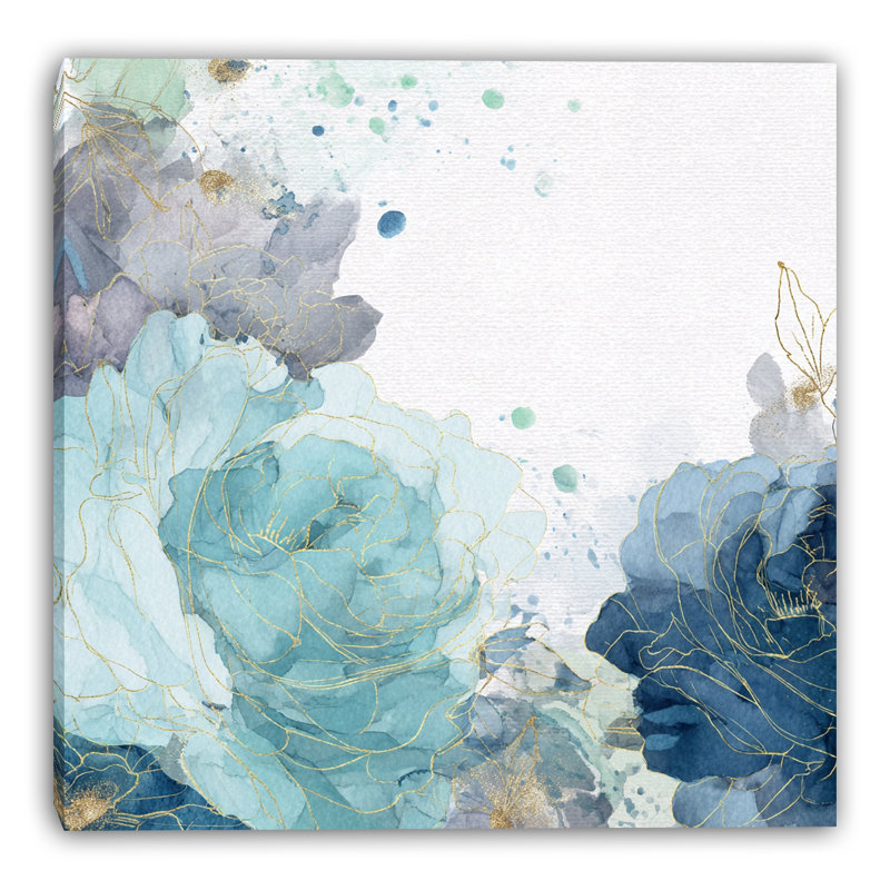 Art mural sur toile Garden Blossoms, L 12 po x H 12 po x P 1 po