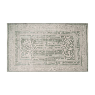 Machine Washable Beige Area Rug