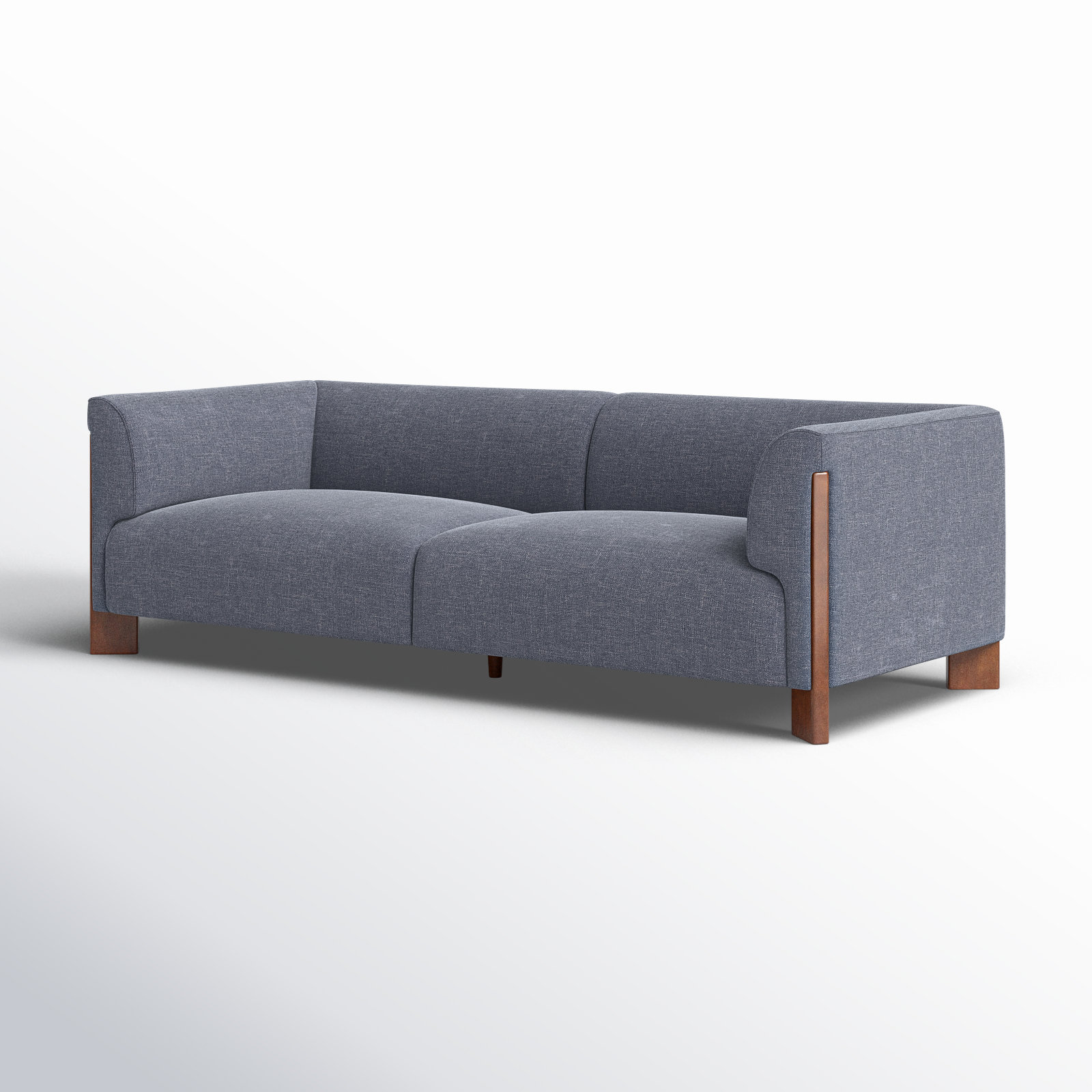 Wanetta 88" Linen Sofa, Luna Charcoal