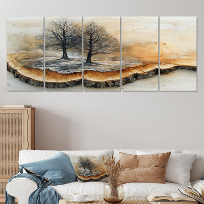 Pennock - Forest Wall Decor - Traditional Wall Art 5 Piece