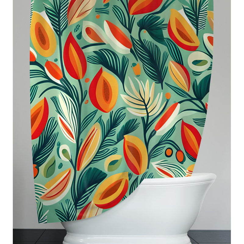 Rideau de douche Cristelle, H 72 po x l 70 po
