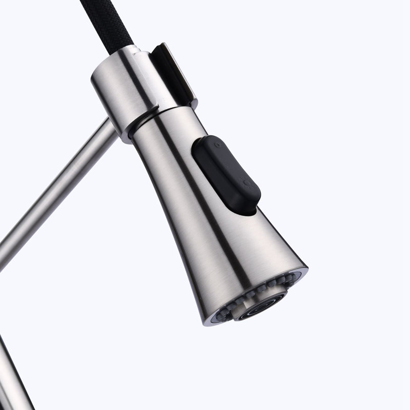 INLE Pull Down Kitchen Faucet, Brushed Nickel