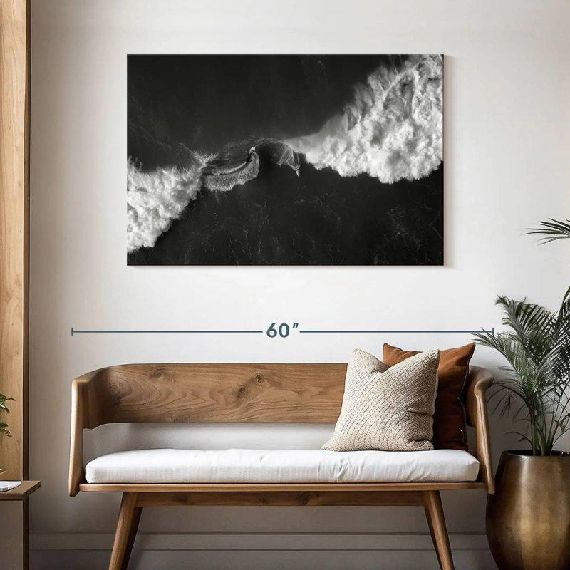 Sireci Surfer Waves, 30" H x 45" W