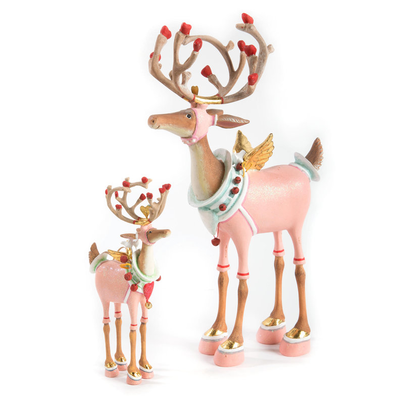 Patience Brewster Dash Away Cupid Reindeer Figure