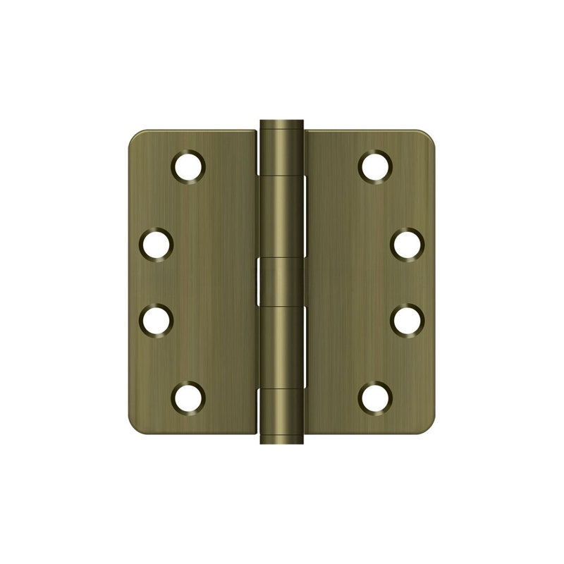 Steel Butt Bearing Hinge, Antique Brass