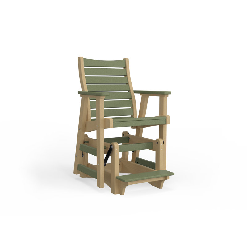 Bristol Outdoor Bar Stool, Nature, Seafoam