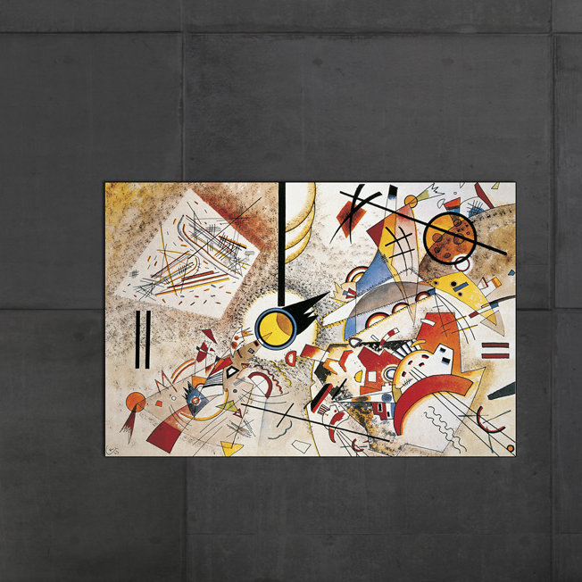 Wassily Kandinsky - Wrapped Canvas Print, 60cm H x 90cm W x 1.8cm D