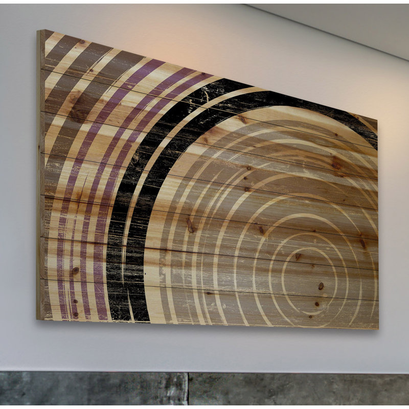 « tan rings », reproduction sur bois, 24 po x 36 po