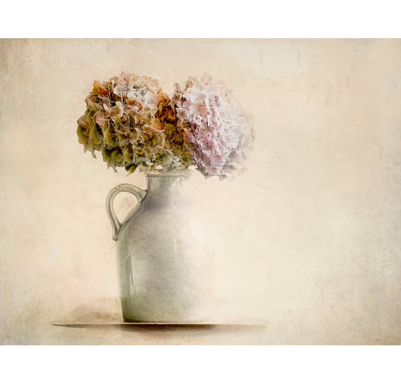 «Dry bouquet», art mural texturé encadré, H 10 po x l 14 po, Noir