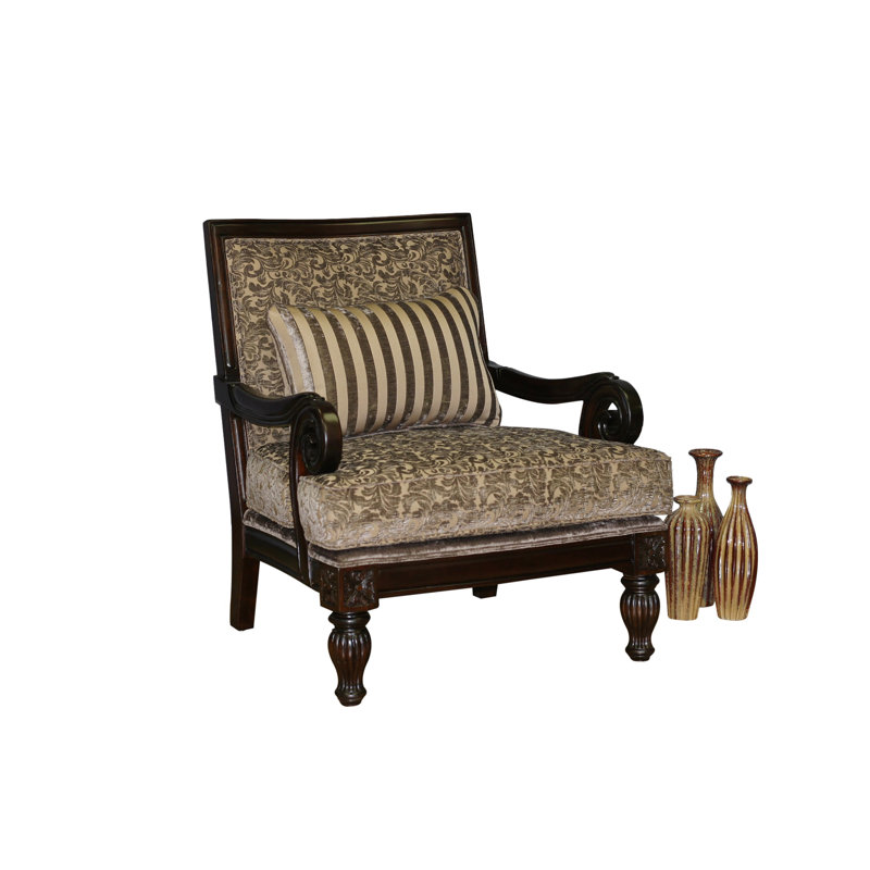 Fauteuil en chenille Rockaway