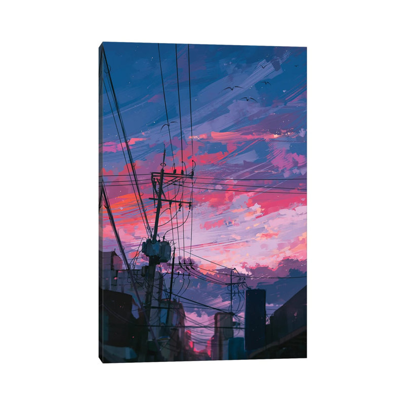 Walls by Alena Aenami - Wrapped Canvas Painting, 66.04 cm H x 45.72 cm W x 1.91 cm D