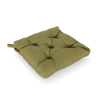 Fabric Outdoor Seat Pad, 15.71x15.71x3.16 Inches, Fade 16x16x3.16 In Chair Cushion, Fabric, Heart Health