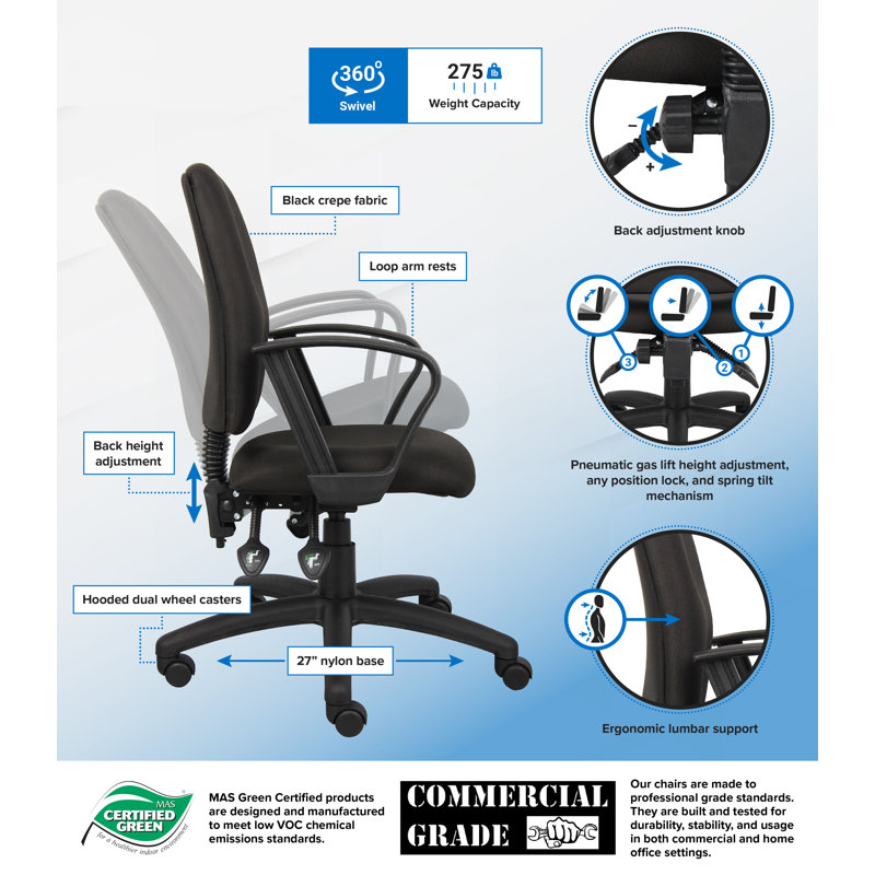 Task Chair, Loop Arms