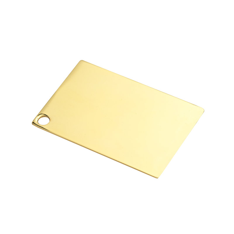 Elegant Kitchen and Bath Metal Finish Sample in Gold