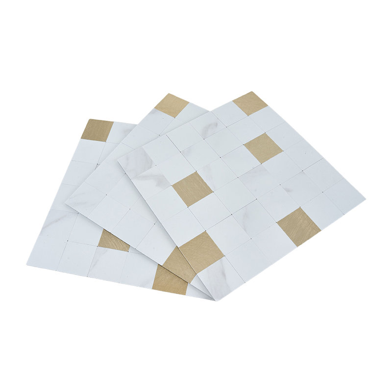 No Subject Wall Decals, White/Gold
