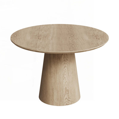 Wooden circular dining table