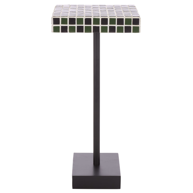 Table d'appoint Baela Satomi, Vert foncé / Noir