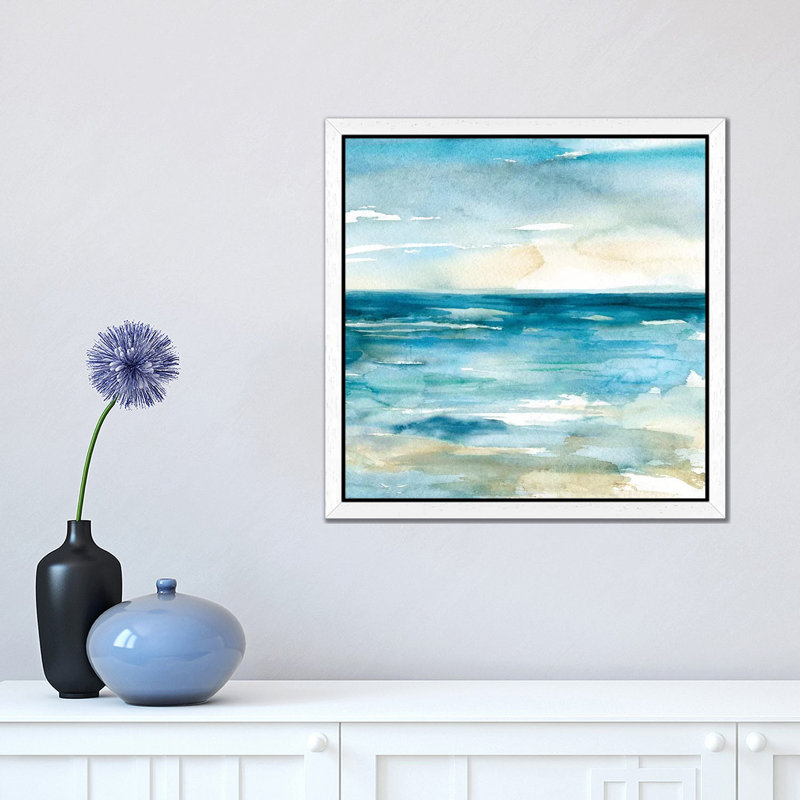 1 Piece Wall Art on Canvas, 66.04 cm H x 66.04 cm W, White Framed