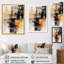 «Abstract Design Shapes II - Abstract Collages», art mural sur toile-88539697-88539701