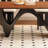 Retro solid wood rectangular creative dining table-617661964