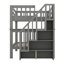 Lit superposé double en bois avec rangement-776046811