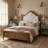 Upholstered Bed Frame with Panel Footboard-710928635