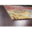 Tapis oriental contemporain abstrait à motif végétal noué à la main 6 x 9