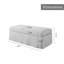Banc repose-pieds rectangulaire l 43,7 po-2066646917