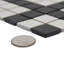 Carreau de mosaïque en porcelaine de 8,3 / 4 po x 8-3 / 4 po Gotham