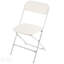 Ensemble de 4 chaises pliantes avec structure en métal robuste, portable et empilable pour une utilisation intérieure et extérieure, solution de siège confortable et durable