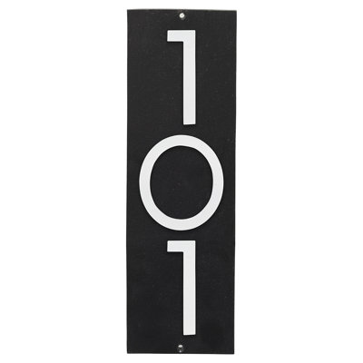 Floating 1-Line Wall Address Plaque