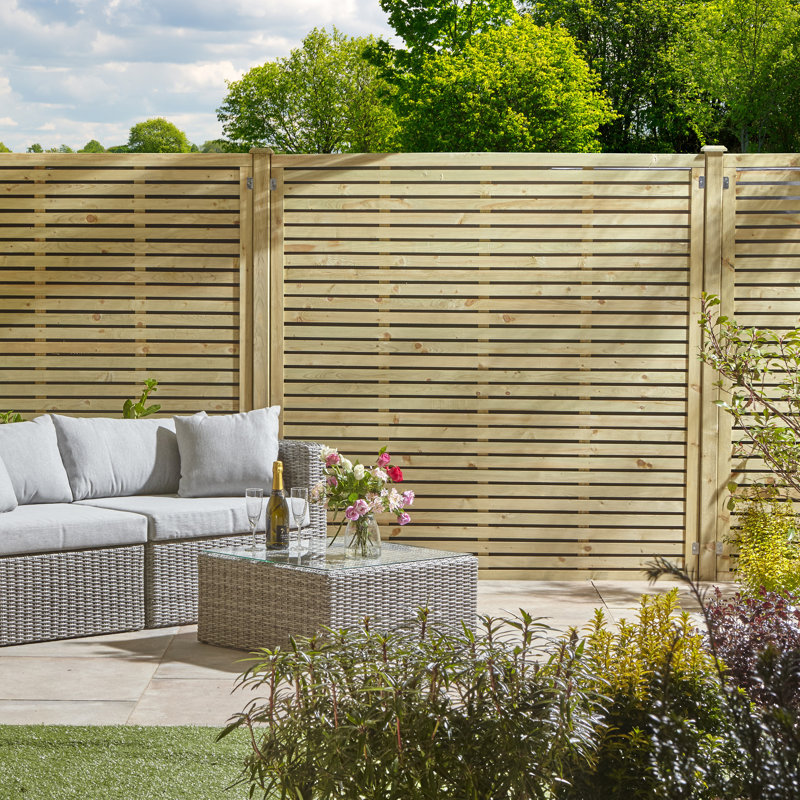 Ledbury Garden Screen, 150cm H x 180cm W x 4.5cm D