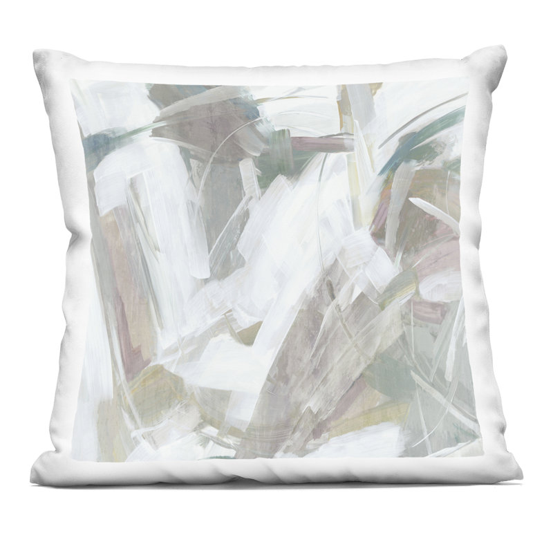 Coussin décoratif abstrait Abstract Mute Harmony par Hannah Dawson, Abstrait 2