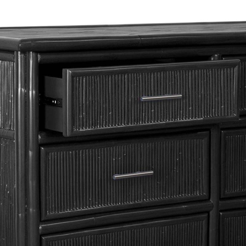 Bermuda 48'' W 6 - Drawer Dresser, Black