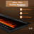 Electric Fireplace, Ultra-Thin Fireplace Recessed and Wall Mounted With Touch Screen Control Panel-1776548844
