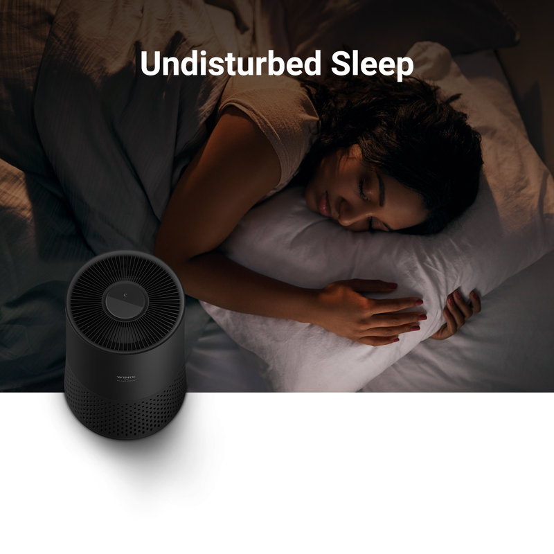 Winix A230 Black HEPA 4-Stage Air Purifier with PlasmaWave Technology
