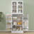 64” Kitchen Pantry Cabinets with Adjustable Shelves