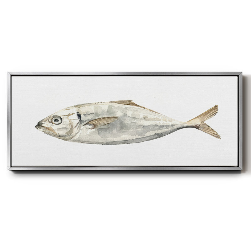 Poisson argenté I, Argent, H 8 po x l 20 po x P 1,5 po
