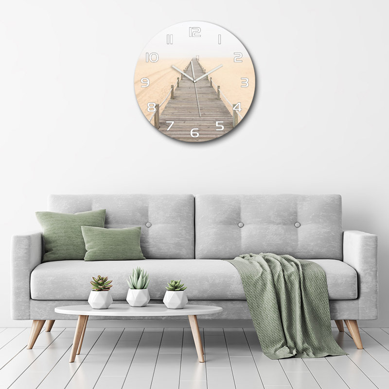 Jimetta Glass Wall Clock