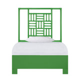 Finn Twin Extra Long Bed, Turquoise