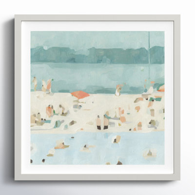 Sea Glass Sandbar II Painting by Emma Scarvey