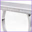Table basse Modern Glam avec plateau en faux marbre 18 mm Structure en acier inoxydable durable Peu d'entretien pour le salon